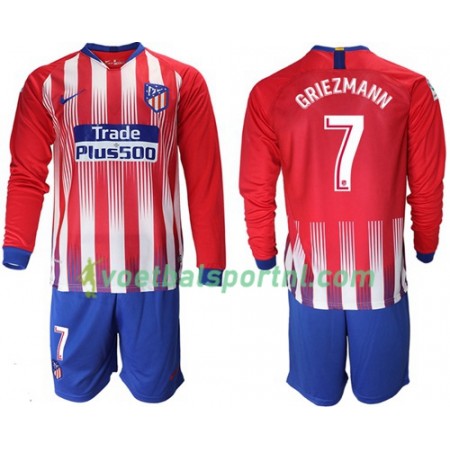 Atlético Madrid Griezmann 7 Kind Thuis Tenue 2018-19 L/S